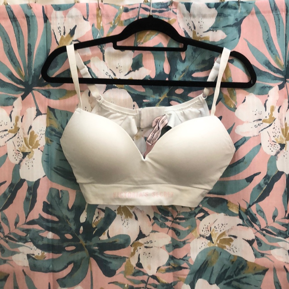 White soft bra
